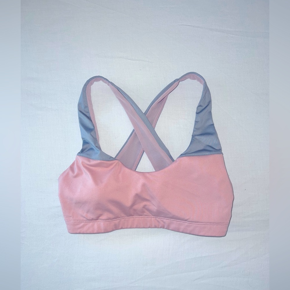 Pink and grey Victorias Secret PINK sports bra